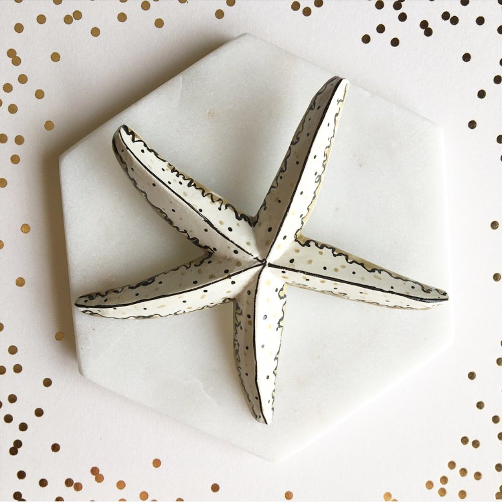 Starfish brooch
